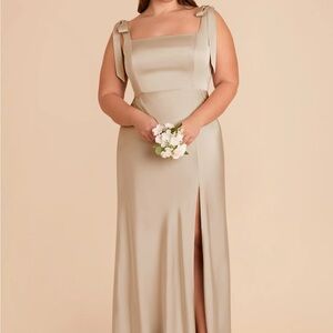 Birdy Grey Alex Dress in Neutral Champagne